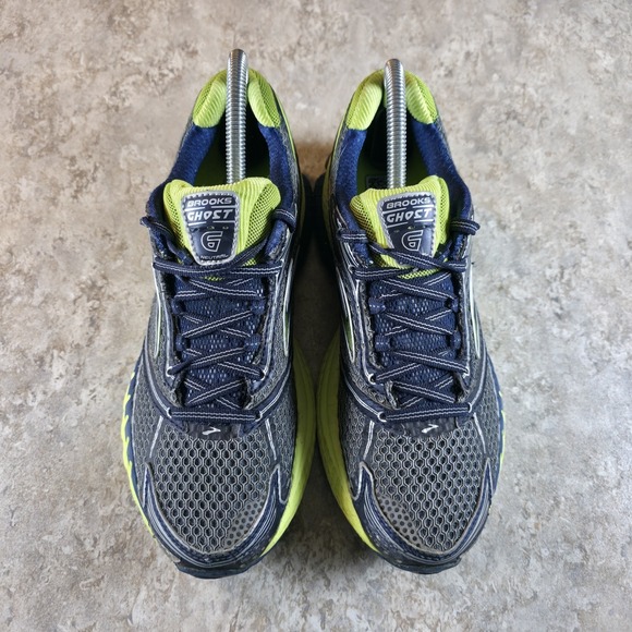 Brooks Ghost 6 Running Sneakers Shoes Green Lace Up Mens 7 / Womens 8.5 - Picture 2 of 9